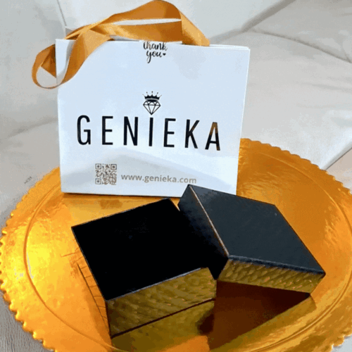 Collares Bañado en Oro 18k y Set de Joyas Enamorada Novia San Valentín