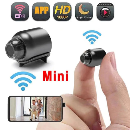 Minicámara X5 Espía HD Video Cámara Inalámbrica WiFi Visión Nocturna Control remoto Vigilancia Niños Mascotas Seguridad