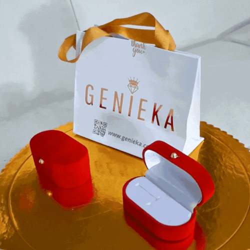 Aros de Matrimonio Genieka Bañado en Oro 18k Novios Bodas Alianzas Aniversario